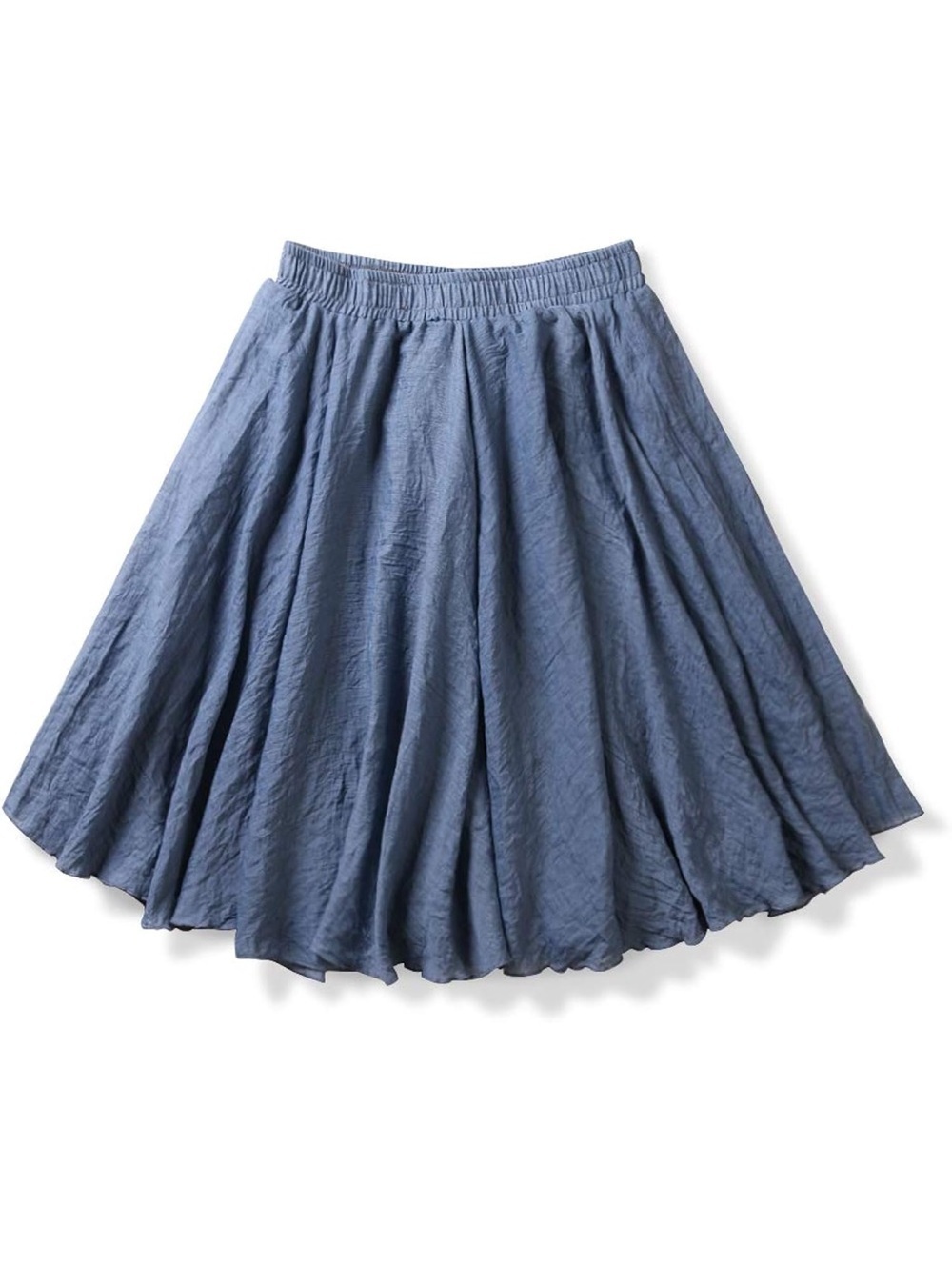 Teal flowy skirt